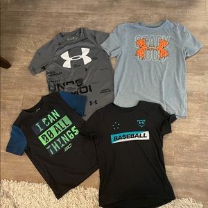 Lot of Boys Under Armour Shirts